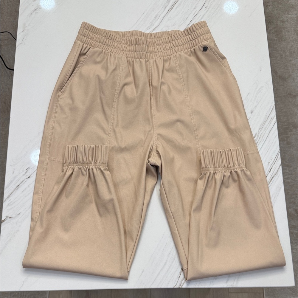 CALIA by Carrie Underwood Tan Track Pants